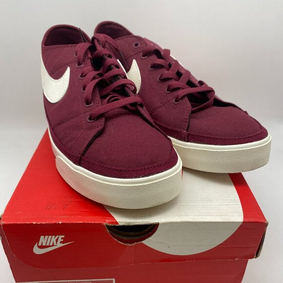Nike Court Legacy CW6539-601 Sneakers Dark BeetRoot Lifestyle Shoes - Picture 1 of 6